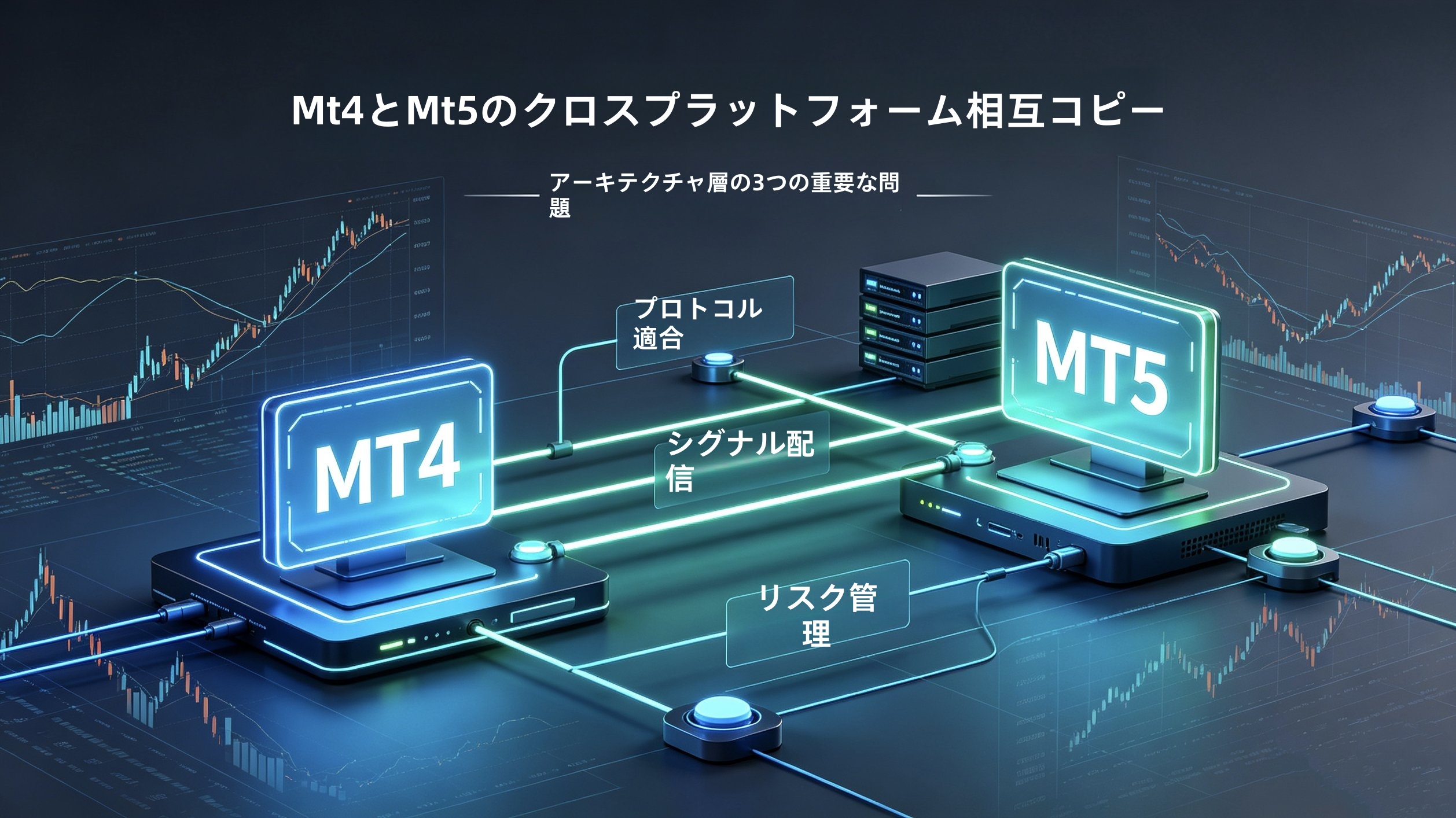 MT4 と MT5 のブリッジアーキテクチャ